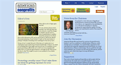 Desktop Screenshot of americannonprofits.org